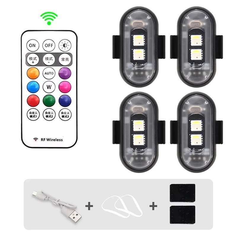 Drone Strobe Light - ضوء وامض LED مع جهاز تحكم
