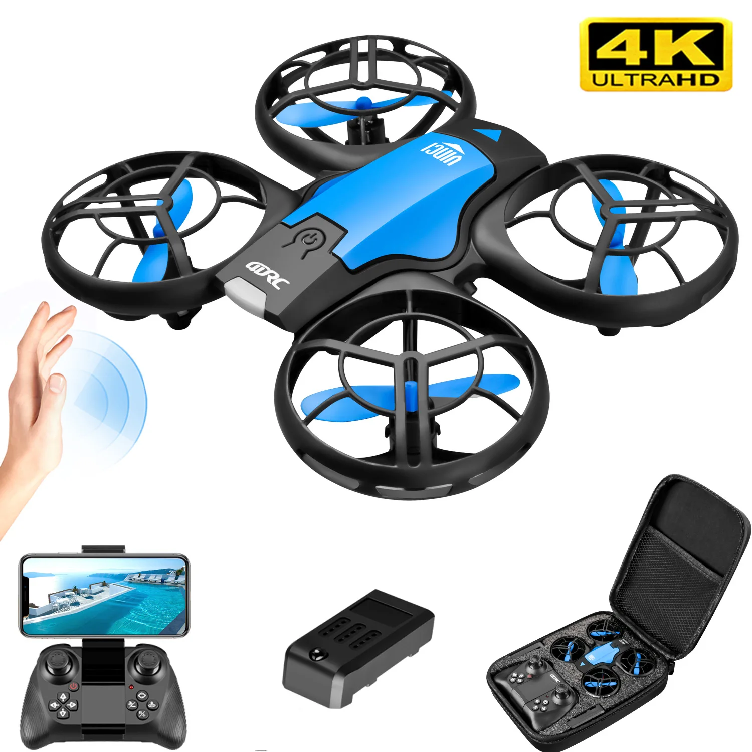 Drone Controller Screen - طائرة بدون طيار صغيرة جديدة V8
