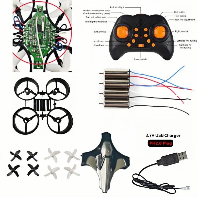Drone Battery Adapter - مجموعة طائرات بدون طيار كاملة للتركيب