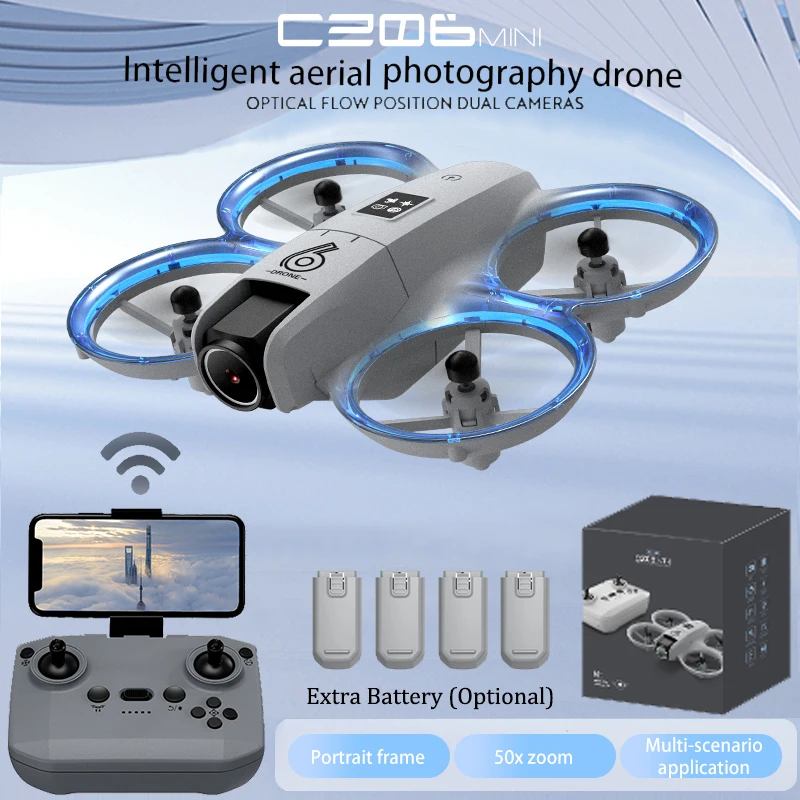 طائرة بدون طيار CZ06 Mini RC Q - مراجعة Drone Controller Screen وسعره