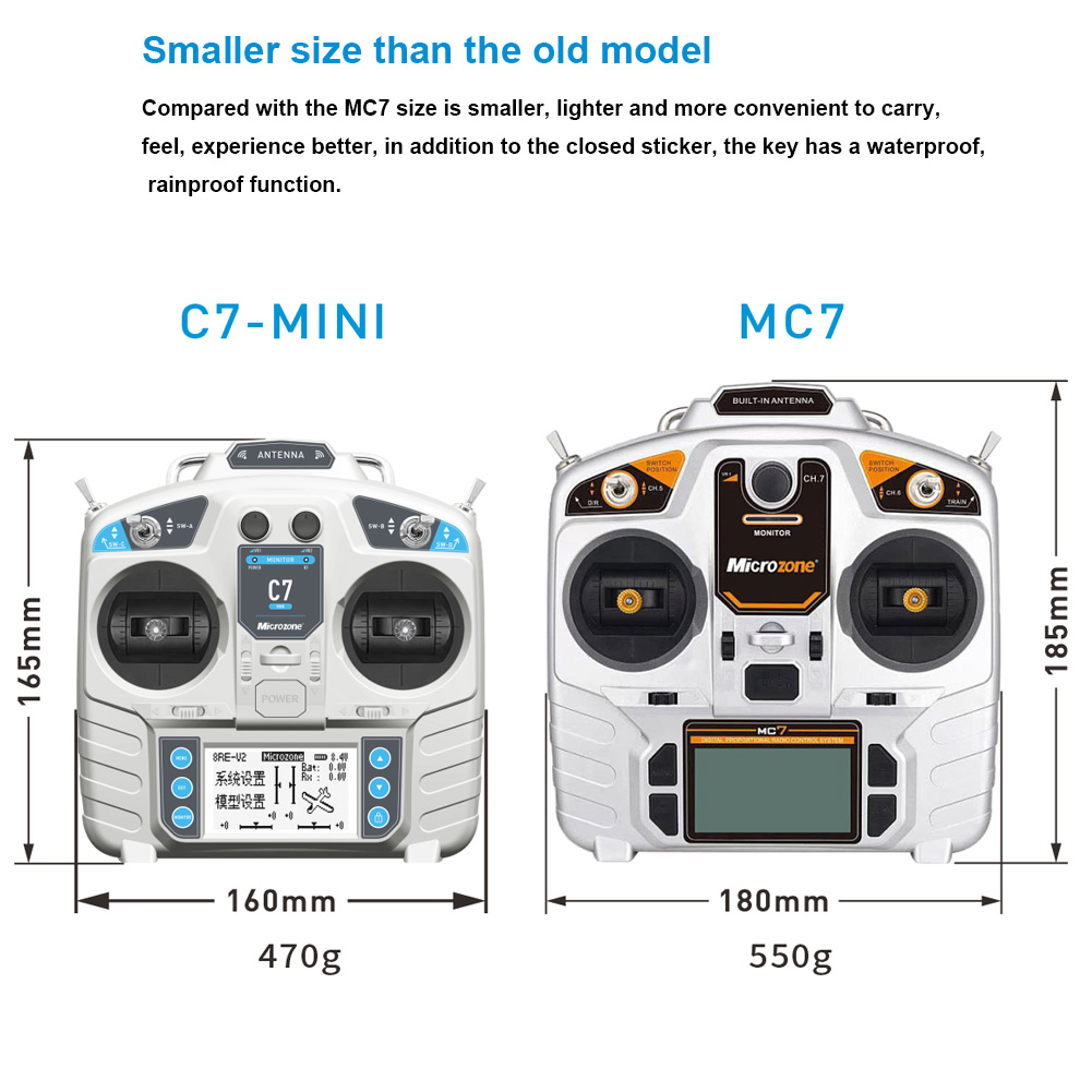 وحدة تحكم MicroZone MC7 C7 جها - مراجعة Drone Battery Adapter وسعره